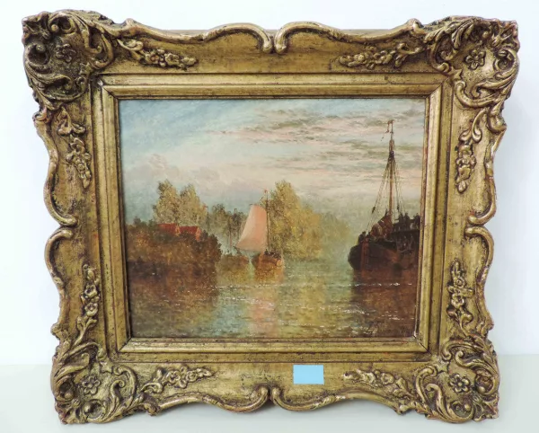 Henry Thomas Dawson — Schiffe auf einem Fluss