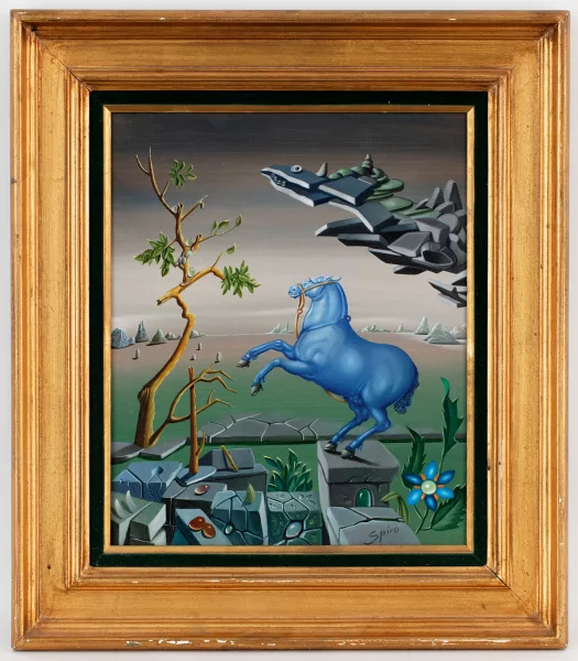 Georges Spiro — Le cheval bleu