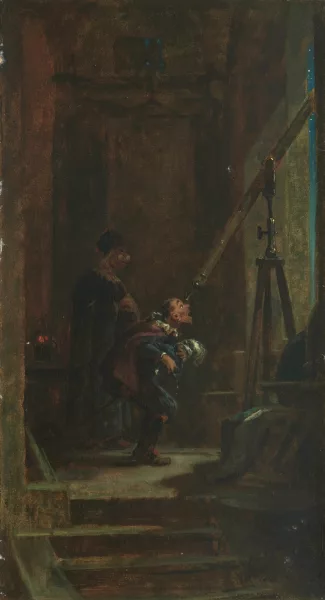 Carl Spitzweg — Der Sterndeuter