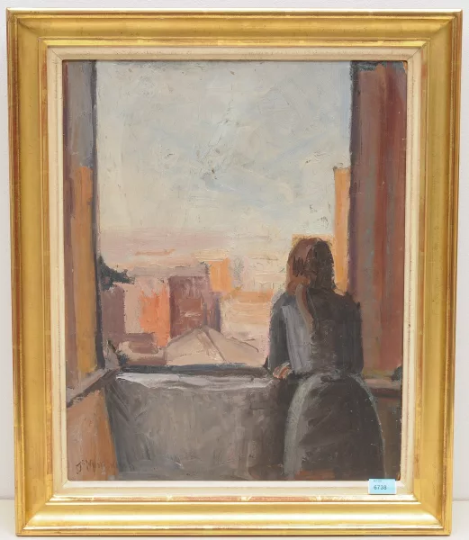 Jean Marchand — Femme à la fenêtre