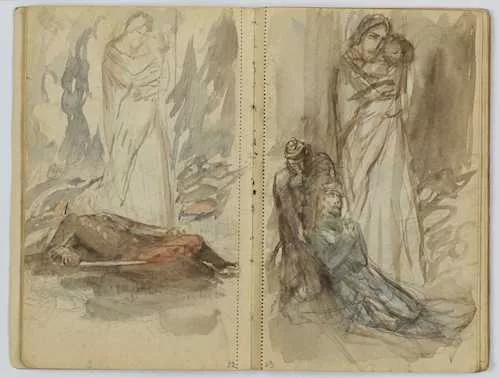 Maurice Denis — Two sketchbooks: Ct. 49 and Ct. 52. 1914–16.