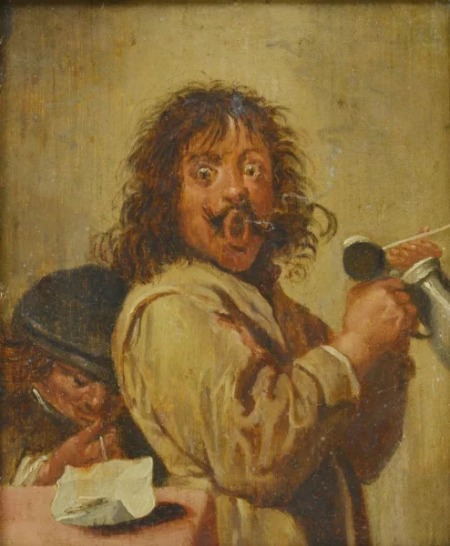 David Teniers le Jeune — D'après David II Teniers — Buveur à la choppe