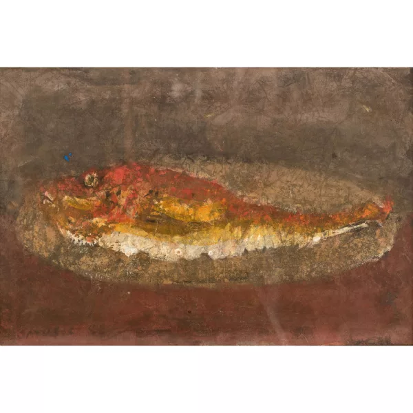 Zoran Mušič — « Poisson rouge ».