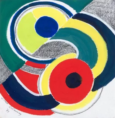Sonia Delaunay-Terk — Farbrhythmus, 1971
