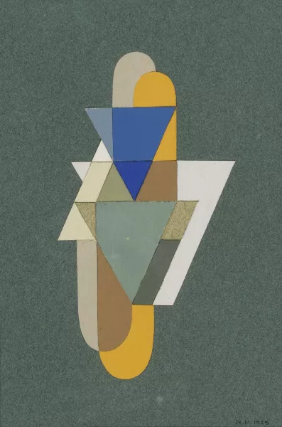 Henri Nouveau — Composition cubiste abstraite