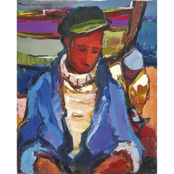 Bruno Perino — « Der Fischer am Hafen ».