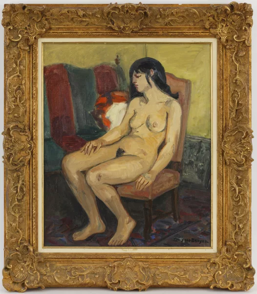 Yves Brayer — "Le modèle endormi"