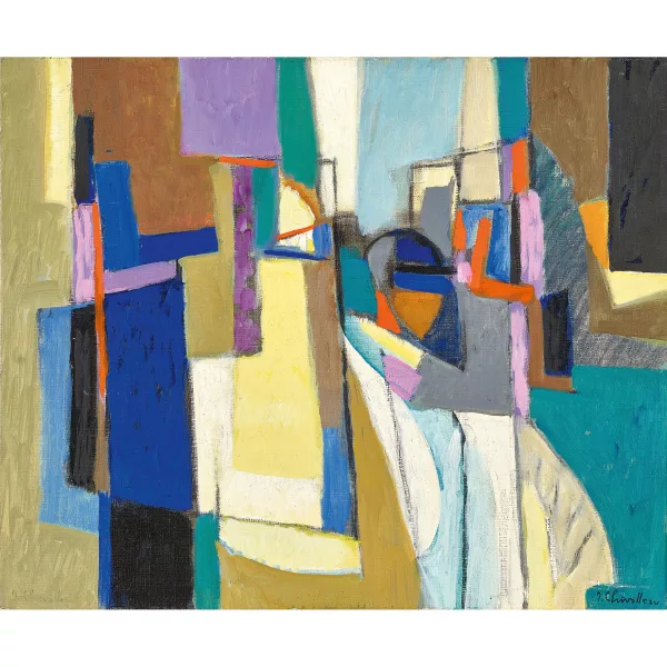Jean Chevolleau — "Le village ocre".