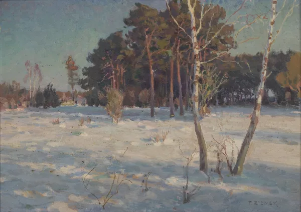 Teodor Ziomek — Paysage d’hiver