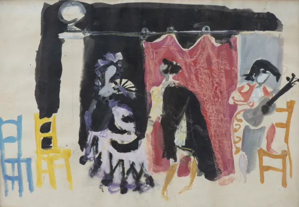 Antoni Clavé — Study for Carmen