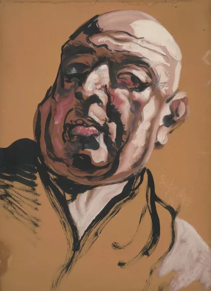 Hugo Scheiber — Selbstportrait