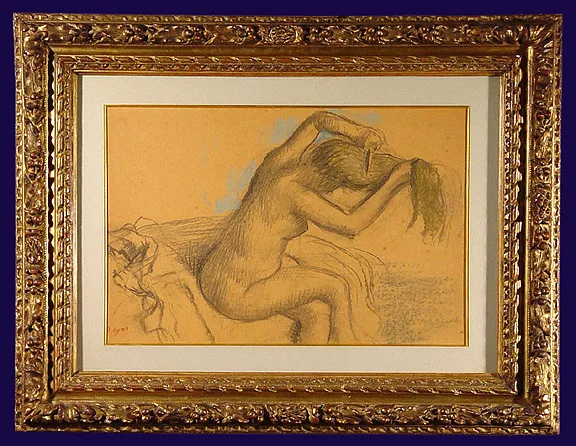 Edgar Degas — Femme nue se coiffant