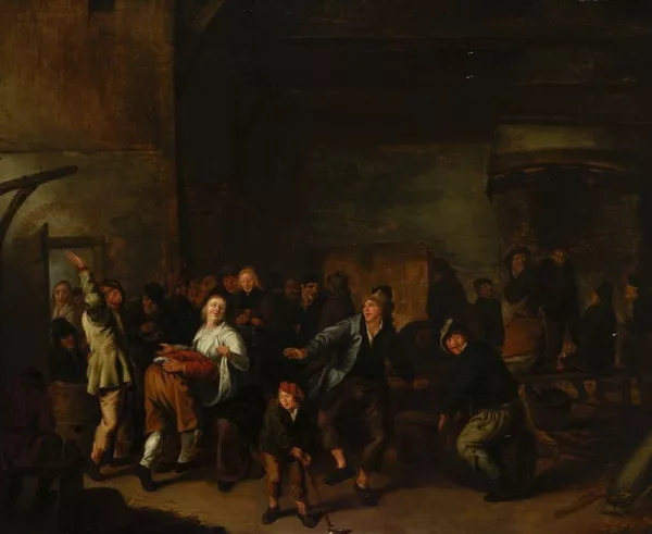 Jan Miense Molenaer — Scène de taverne