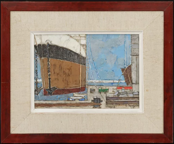 Gérard Singer — Paquebot au port