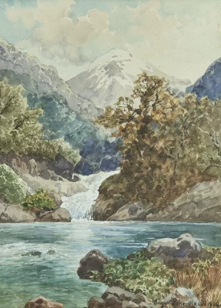 August Lohr — Le Popocatépelt