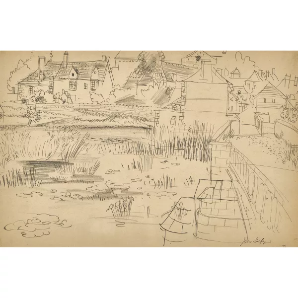Jean Dufy — "Preuilly-sur-Claise".
