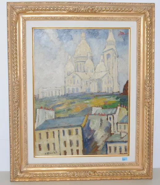 Élisée Maclet — Sacré-Coeur vor wolkigem Himmel