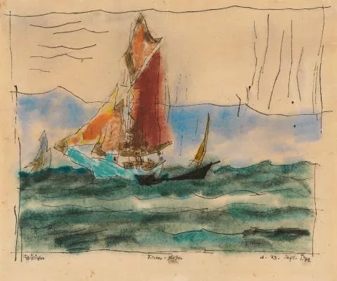Lyonel Feininger — Fischer-Kutter
