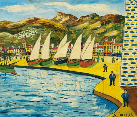 Élisée Maclet — Bateaux de pêche à Collioure