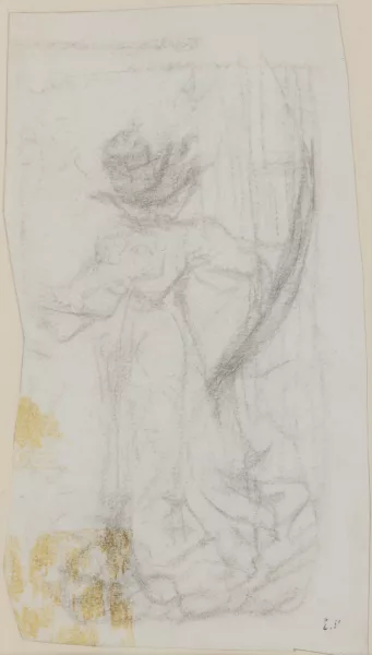 Édouard Vuillard — Femme descendant l'escalier, ca. 1890