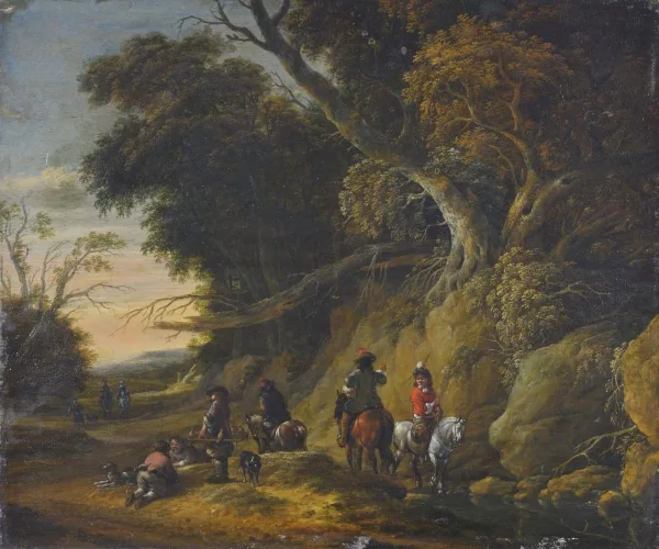Salomon Rombouts — Cavaliers en chemin