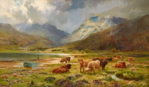 Louis Bosworth Hurt — Herde in den Highlands