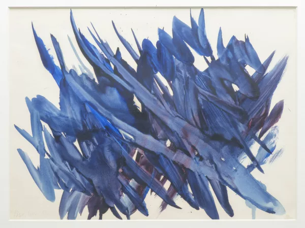 René Duvillier — René DUVILLIER (1919-2002), 'Bleu - Abstrait'