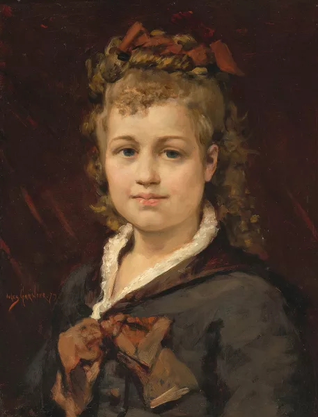 Jules Garnier — Bildnis eines Mädchens