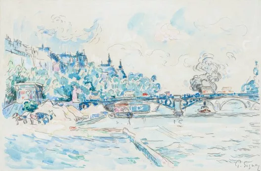 Paul Signac — Paris, le pont des Saints-Pères