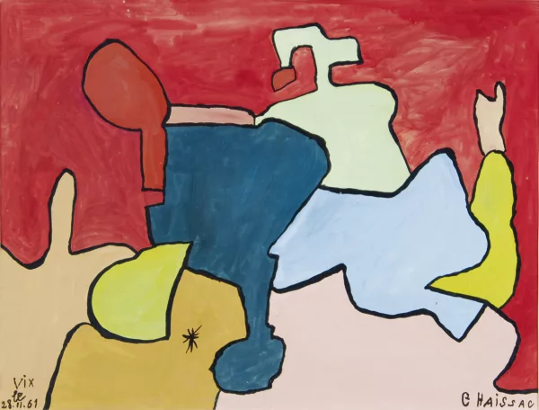 Gaston Chaissac — Composition, 1961