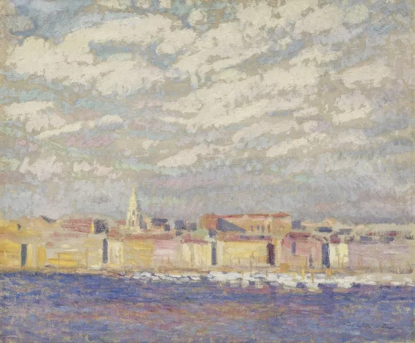 Augustin Carrera — Paysage en bord de mer