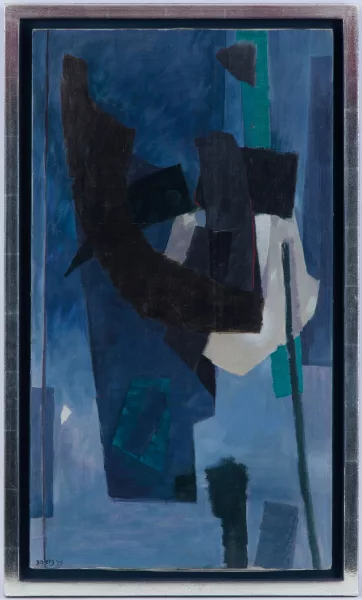 Henri Goetz — Composition en bleu n° 29