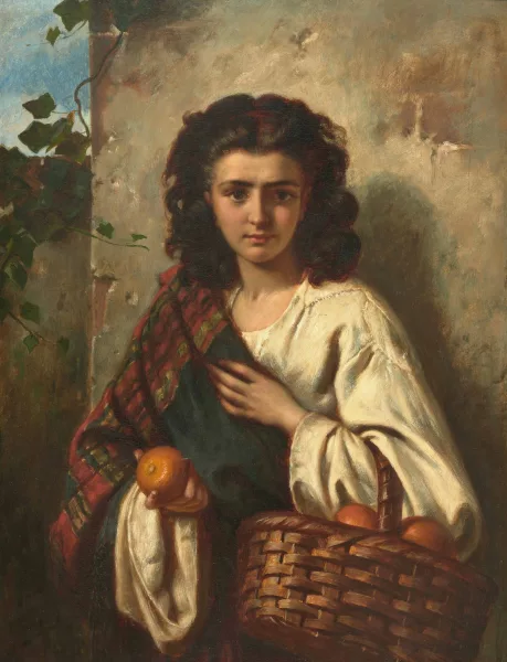 Carl Gugel — Die Orangenverkäuferin