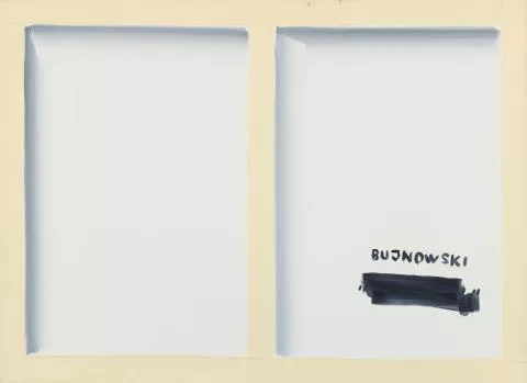 Rafal Bujnowski — Ohne Titel (Rückseiten von Bildern)