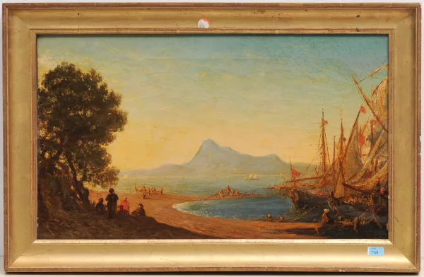 Louis Lottier — Orientalische Küstenlandschaft