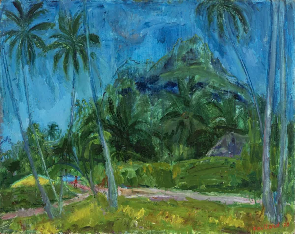 Christian Caillard — Paysage à Bora-Bora