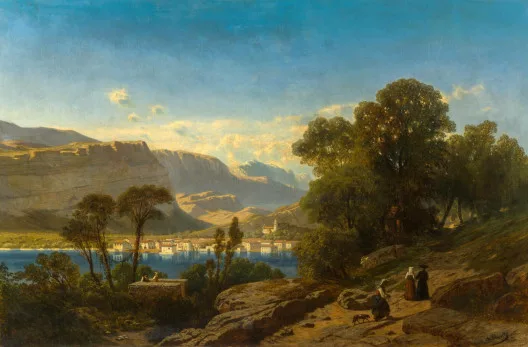 Albert Gustav Schwartz — Italienische Landschaft