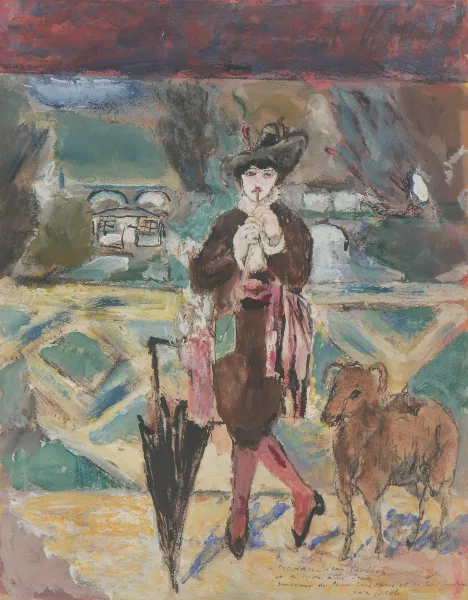 Max Jacob — Frau mit Steinbock