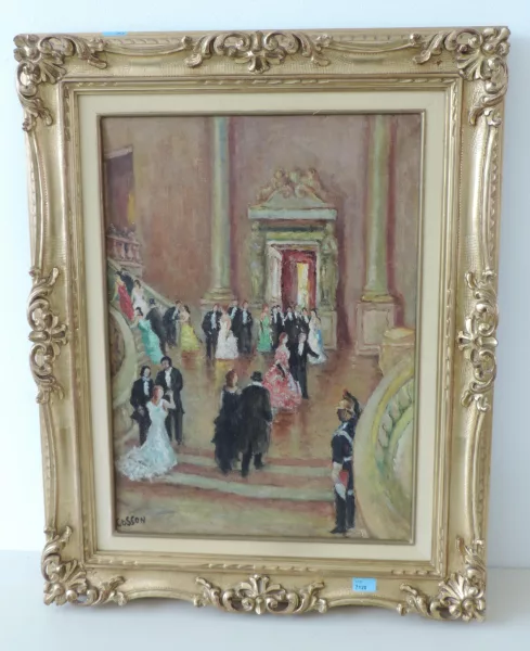 Jean Louis Marcel Cosson — Dans le foyer