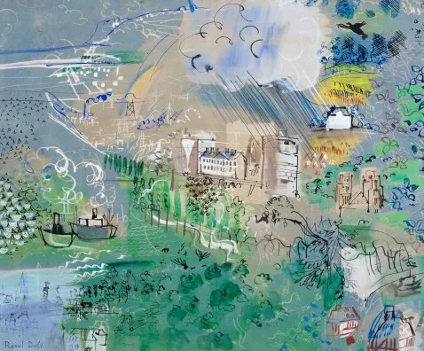 Raoul Dufy — Étude pour le bar du Palais de Chaillot, um 1938