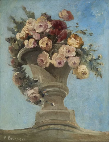 Pierre Bourgogne — Vase fleuri