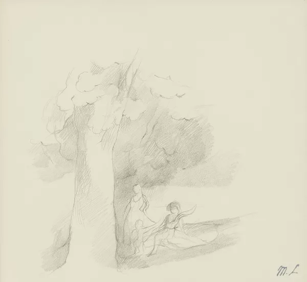 Marie Laurencin — Etude d'arbre