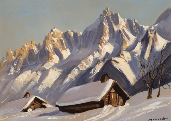 Marcel Wibault — Chalets enneigés