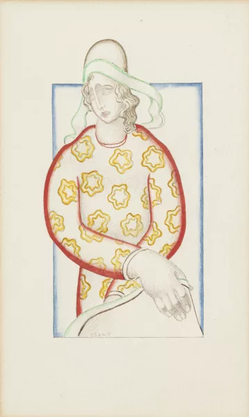 Joseph Csaky — Femme au chapeau,