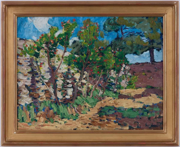 René Seyssaud — "Grenadiers en fleurs", Provence