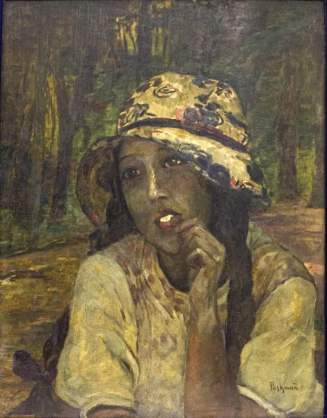 Hovsep Pushman — La Jeune fille au chapeau