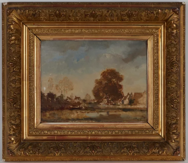 Jules Jacques Veyrassat — Paysage de campagne,