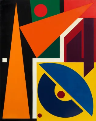 Auguste Herbin — Acht I, 1955