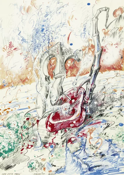 Christian Ludwig Attersee — Der erste Frost, 1977