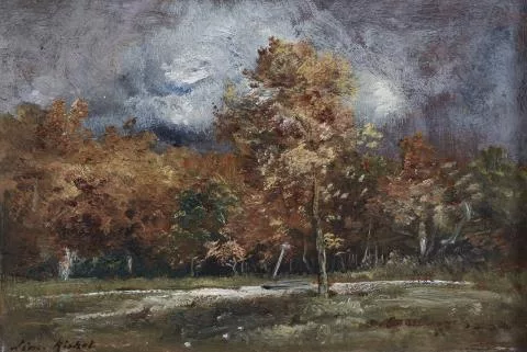 Léon Richet — Kleine Waldlandschaft